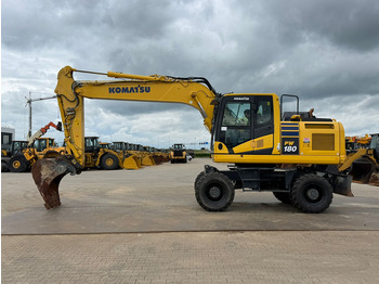 Ratastel ekskavaator KOMATSU PW180
