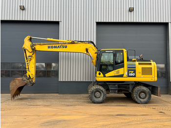 Ratastel ekskavaator KOMATSU PW180