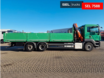 Kraanaga veoauto, Madelveok/ Platvormveok MAN TGS 26.460 6X2-4 BL / Intarder / Atlas 172.3E-A4: pilt 4