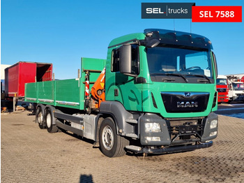 Kraanaga veoauto, Madelveok/ Platvormveok MAN TGS 26.460 6X2-4 BL / Intarder / Atlas 172.3E-A4: pilt 3