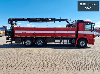 Kraanaga veoauto, Madelveok/ Platvormveok Mercedes-Benz Actros 2546 / HIAB 166K / ADC 4,1t / Lenkachse: pilt 4