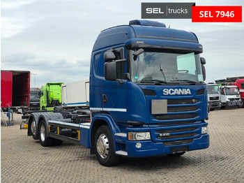 Konteinerveduk/ Tõstukiga veoauto Scania G 410 LB6X2*4MNB / Retarder/PTO/ADR/Lenkachse: pilt 3