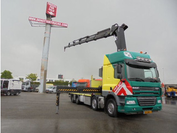 Madelveok/ Platvormveok, Kraanaga veoauto DAF FAD 85-460 8X4: pilt 2