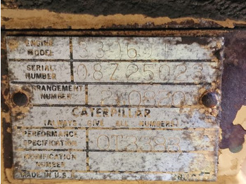 Mootor - Ehitusmasinad Caterpillar 3306DI Grader Spec Engine (Plant): pilt 2
