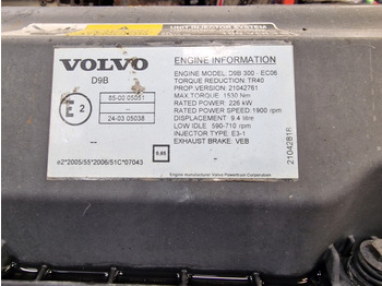 Mootor - Veoauto Volvo D9B 300 – EC06 Engine (Truck): pilt 3