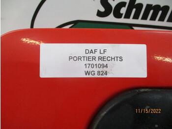 Uks ja varuosad - Veoauto DAF 1701094 DEUR DAF LF SERRIE RECHTS: pilt 3
