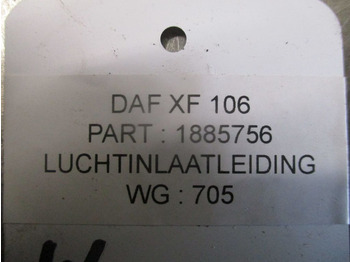 Sisselaskesüsteem - Veoauto DAF XF 106 1885756 LUCHTINLAATLEIDING EURO 6: pilt 4