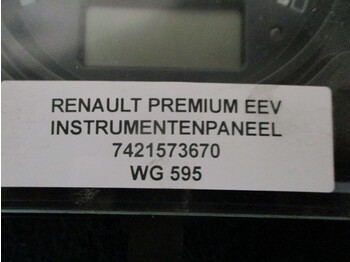 Armatuurlaud - Veoauto Renault PREMIUM 7421573670 INSTRUMENTENPANEEL EEV: pilt 3