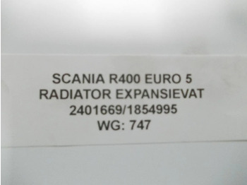 Paisupaak - Veoauto Scania R400 2401669/1854995 RADIATOR EXPANSIEVAT EURO 5: pilt 5