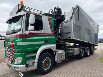 Kallurauto, Kraanaga veoauto DAF XF530 8x2 Palfinger Epsilon, Alu Kipper: pilt 5