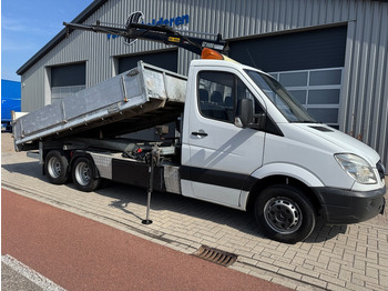 Tarbesõiduk kallur Mercedes-Benz Sprinter 516 CDI Clixtar, HIAB Kraan/Crane/Kran/Grua, Kipper: pilt 2
