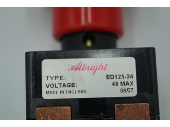 Elektrisüsteem - Materjali käitlemise seade Albright ED125-34 | emergency disconnect switch Voltage 48 max ED125-34 emergency disconnect switch Voltage 48 max ED125-34: pilt 3