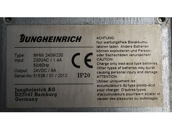 Aku - Materjali käitlemise seade Jungheinrich 50461442 | Charger build-in  230Vac/1.4A 50/60Hz 24 VDC/9A sn. SIS3 Charger build-in  230Vac/1.4A 50/60Hz 24 VDC/9A sn. SIS38/01/2012 IP20 for EMC110: pilt 2