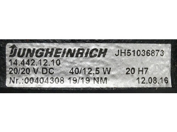 Elektrisüsteem - Materjali käitlemise seade Jungheinrich 51036873 | Brake electric 20Volt+20Volt 19+19nm sn. 00404308: pilt 2
