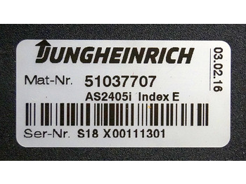 Mootori juhtimisseade - Materjali käitlemise seade Jungheinrich 51037707 | Rij regeling driving controller AS2405i index E Sw. 1,31: pilt 3