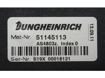 Mootori juhtimisseade - Materjali käitlemise seade Jungheinrich 51145113 | Stuur regeling Controller AS4803 Z index O  from ETV216 : pilt 3