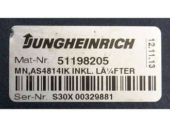 Mootori juhtimisseade - Materjali käitlemise seade Jungheinrich 51159321 | Rij/hef regeling drive/lifting controller AS4814Ik Index: pilt 3 Mootori juhtimisseade - Materjali käitlemise seade Jungheinrich 51159321 | Rij/hef regeling drive/lifting controller AS4814Ik Index: pilt 3