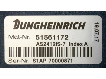 Mootori juhtimisseade - Materjali käitlemise seade Jungheinrich 51561172 | Rij/hef/stuur regeling  drive/lift/steering controller A: pilt 2