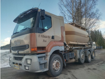 Tsisternauto Sisu E14 8x2 kippipainepytty+kompura: pilt 2