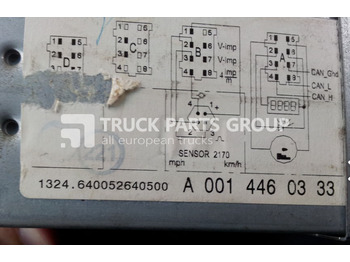 Spidomeeter - Veoauto Mercedes-Benz Tachograph, tacho , MAN, DAF, VOLVO, IVECO, TYPE 1324, VDO, KENZ: pilt 2