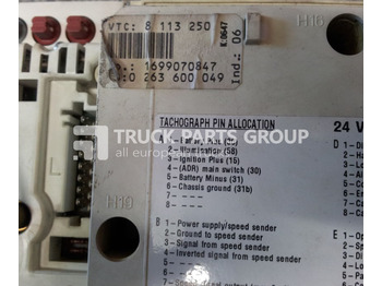 Armatuurlaud - Veoauto VOLVO FH12 D12A, D12C EURO2 instrument panel, dashboard, 3985743, 3985 dashboard: pilt 2