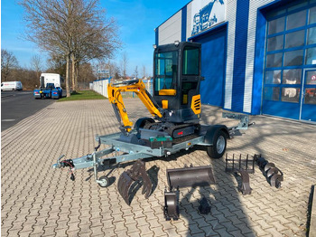 Miniekskavaator, Haagis Minibagger BK950KS + Anhänger + Zubehör *INKL.19% MWST*BERGER KRAUS*KABINE*SOFORT!*: pilt 2