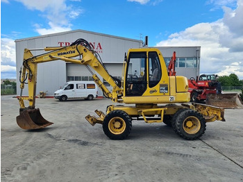 Ratastel ekskavaator KOMATSU