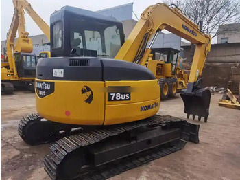 Lintekskavaator 8 ton Second hand Komatsu Hydraulic Crawel excavator  PC78US with low price for sale: pilt 2