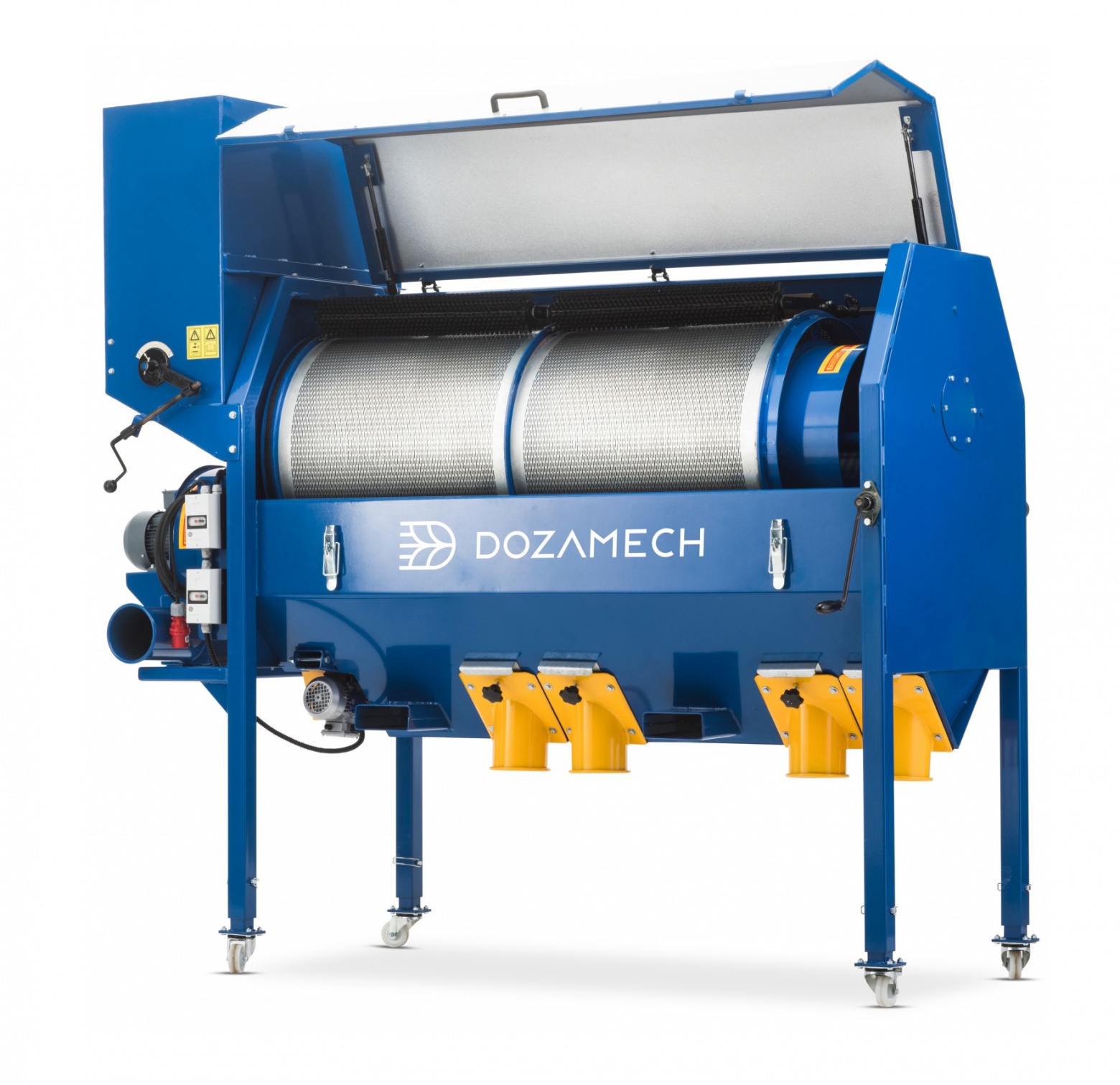 Dozamech Getreidereingier / Grain cleaner / Nettoyeur de céréales / Limpiadora de tambor para cerea / Pulitrice a tamburo per cereali / Барабанный очиститель для зерновых культур / Czyszczalnia bębnowa do zbóż liising Dozamech Getreidereingier / Grain cleaner / Nettoyeur de céréales / Limpiadora de tambor para cerea / Pulitrice a tamburo per cereali / Барабанный очиститель для зерновых культур / Czyszczalnia bębnowa do zbóż: pilt 1