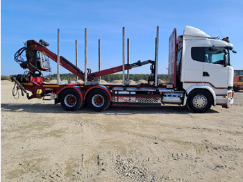 Metsaveok, Kraanaga veoauto MHS MHS SCANIA-N331 D11 SOLÓWKA DO PRZEWOZU DRZEWA Z HDS: pilt 4