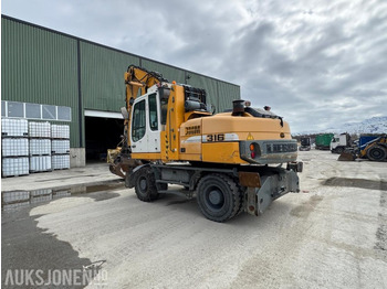Ekskavaator 2009 Liebherr A316 Litronic hjulgraver - Hevbar hytte - Klype - 13065T: pilt 3