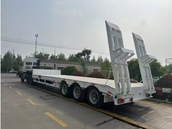 Uus Madal platvormpoolhaagis ZHICHENG Semi Flat Bed Low Bed in New or Used with 3 Axles 4 Axles: pilt 2