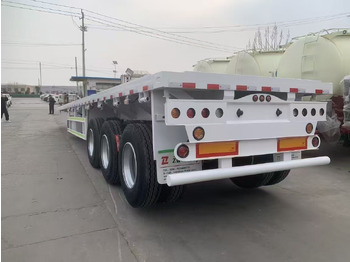 Uus Madal platvormpoolhaagis ZHICHENG Semi Flat Bed Low Bed in New or Used with 3 Axles 4 Axles: pilt 4