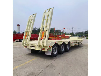 Uus Madal platvormpoolhaagis ZHICHENG Semi Flat Bed Low Bed in New or Used with 3 Axles 4 Axles: pilt 3