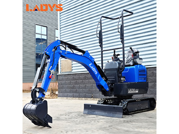 Uus Miniekskavaator LADYS LA16Pro Mini Excavator CE Certification Kubota Engine(Factory Outlet) Mini Pelle Minibagger Minikoparka Miniexcavadora: pilt 4