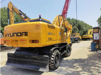 Lintekskavaator good condition Hyundai used wheel excavator 210W-7 150W-7 secondhand machine cheap price for sale: pilt 2