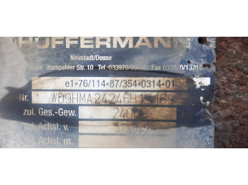 Huffermann HMA2424 3 Achser liising Huffermann HMA2424 3 Achser: pilt 5