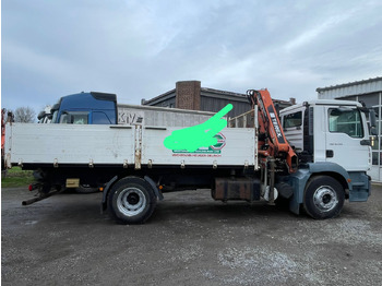 Kallurauto, Kraanaga veoauto MAN TGM 18.240PS 4x2 3.S-Kipper mit Kran: pilt 2