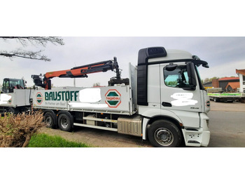 Madelveok/ Platvormveok, Kraanaga veoauto Mercedes-Benz 2545 Actros Pritsche Kran Palfinger PK21001: pilt 3