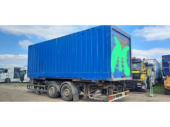 Konteinerveduk/ Tõstuk järelhaagis Schmitz Cargobull Containeranhänger mit Container: pilt 3