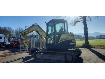 Miniekskavaator Yanmar SV 100 Bagger Deutsche Maschine 1-Hand: pilt 4