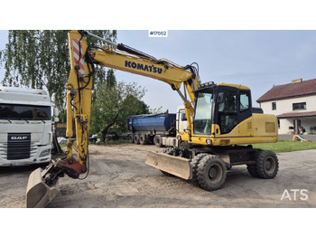 Ratastel ekskavaator KOMATSU PW160