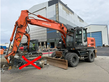 Ratastel ekskavaator Hitachi ZX 140 W-3: pilt 2