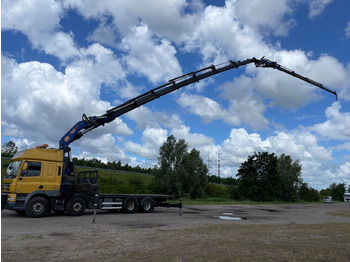 Kraanaga veoauto DAF CF 85.410 PM 80 crane laadkraan met jib en frontstempels: pilt 2