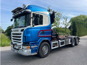 Konteinerveduk/ Tõstukiga veoauto SCANIA R 480