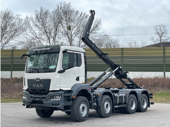 Konkstõstukiga veoauto, Kraanaga veoauto MAN TGS 35.480 8x4 Euro6e Hiab MultLift Abrollkipper: pilt 3