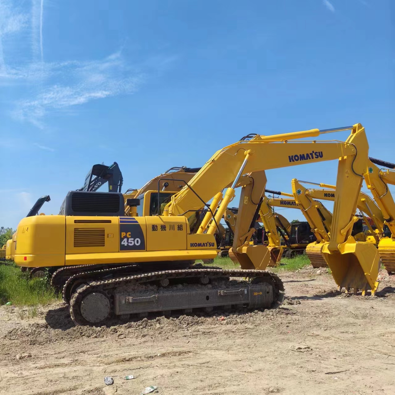 Lintekskavaator KOMATSU PC450
