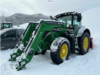 Traktor 2016 John Deere 6175R 4x4 w/ front loader: pilt 4