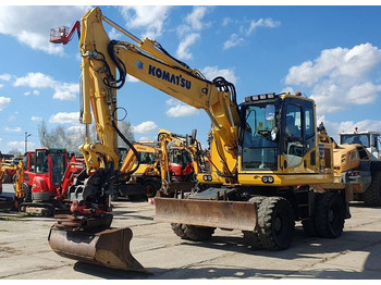 Ratastel ekskavaator KOMATSU PW148-10
