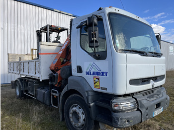 Kallurauto, Kraanaga veoauto RENAULT Kerax 370dci 4x2 19T benne grue: pilt 2